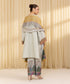 Unstitched Women's Off White Lawn 3 Piece Suit